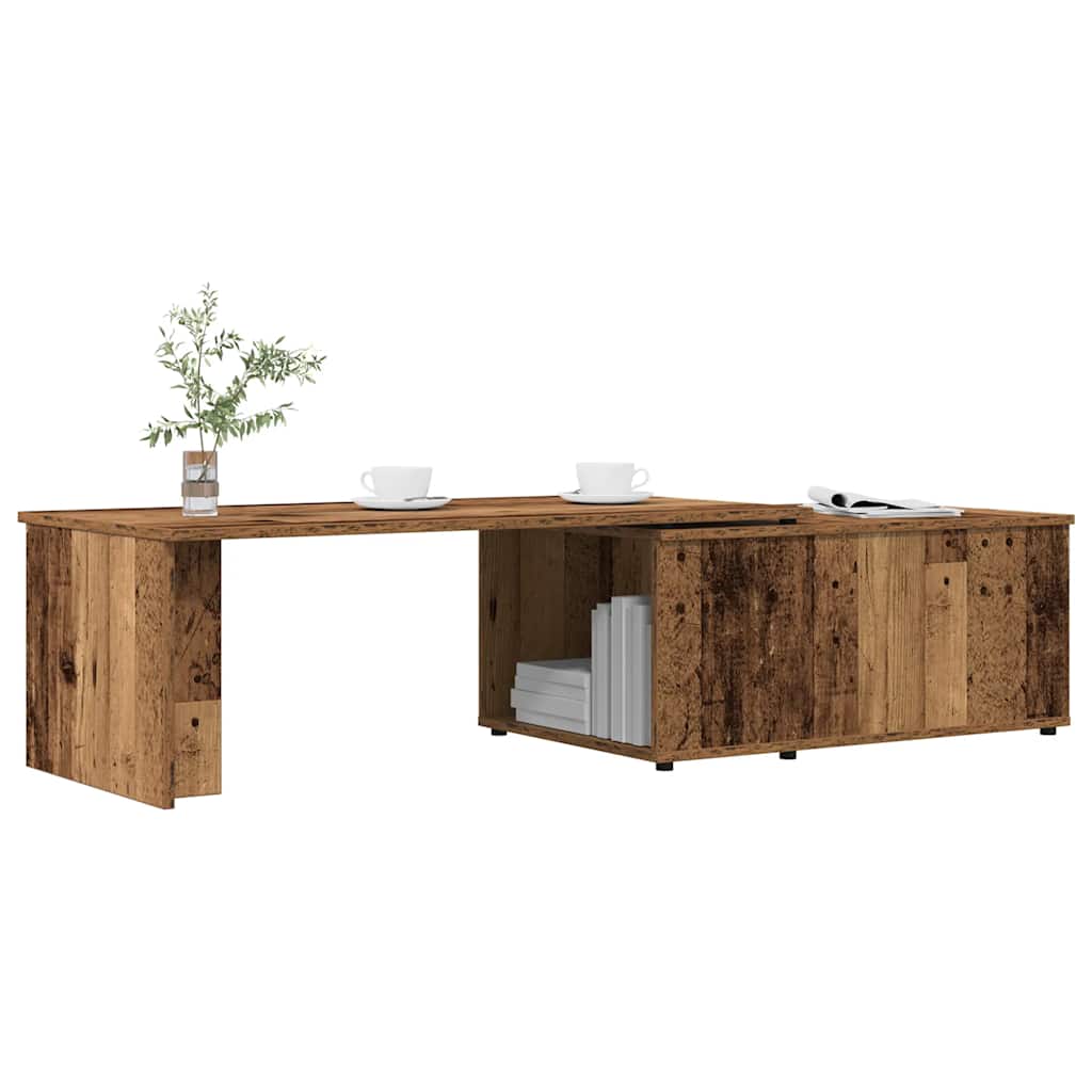 Salontafel 150X50X35 Cm Bewerkt Hout