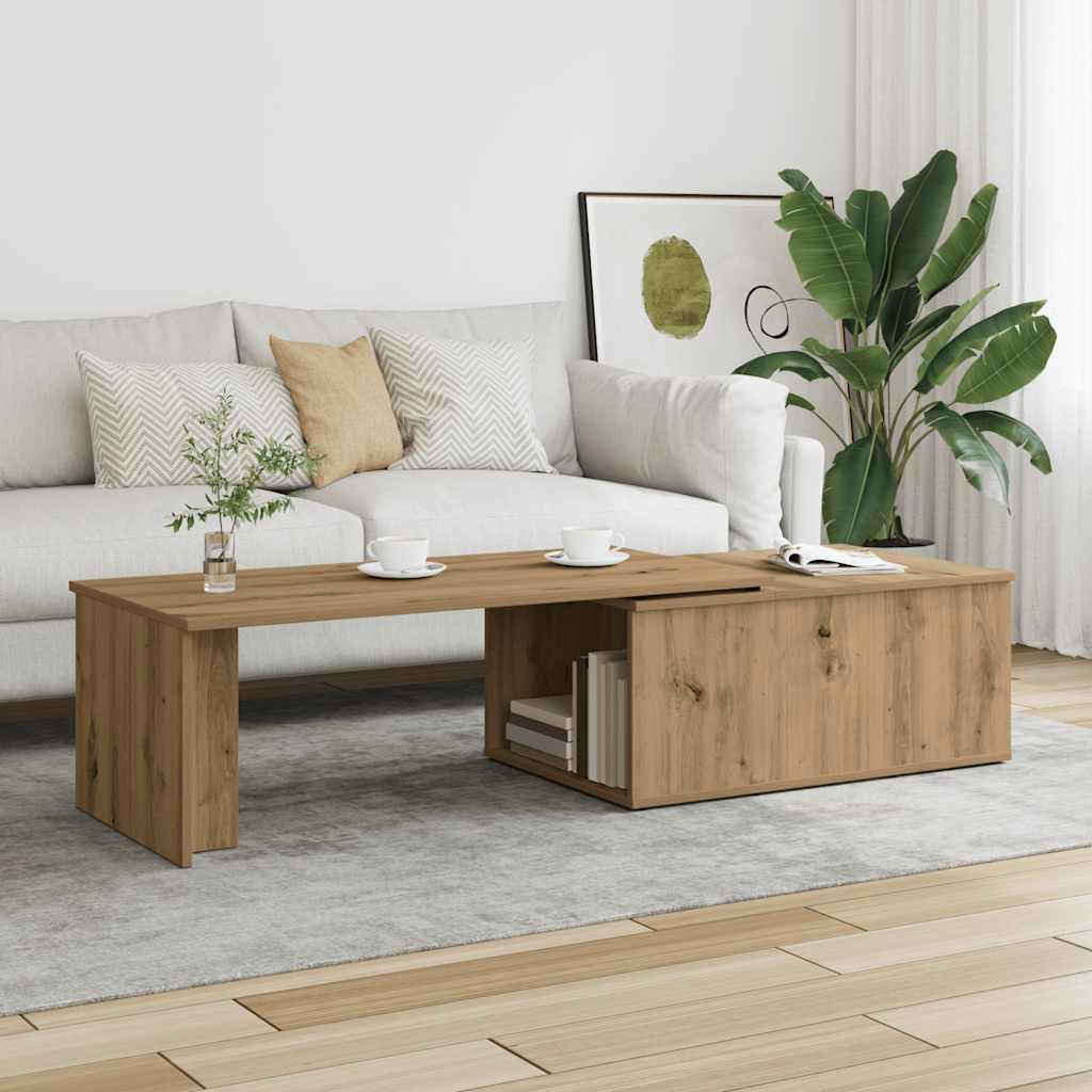 Salontafel 150X50X35 Cm Bewerkt Hout