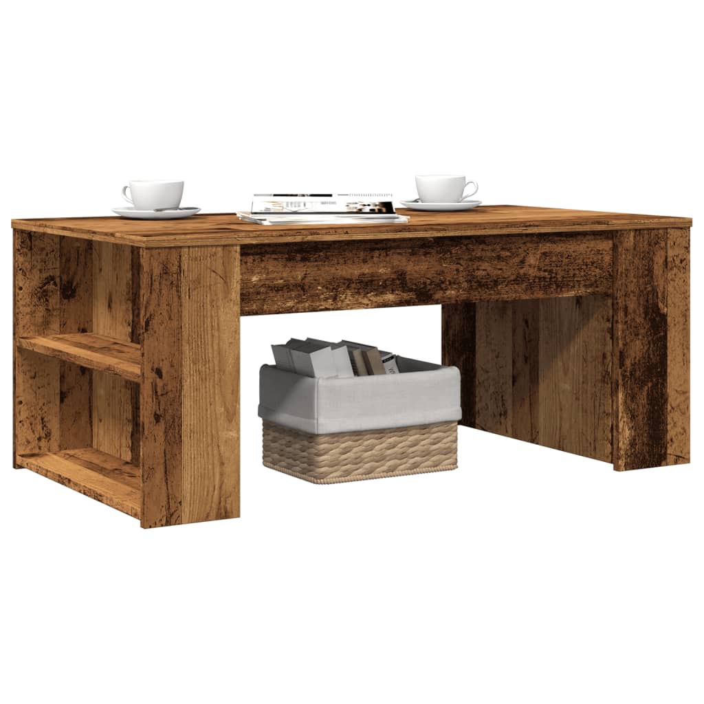Salontafel 102X55X42 Cm Bewerkt Hout