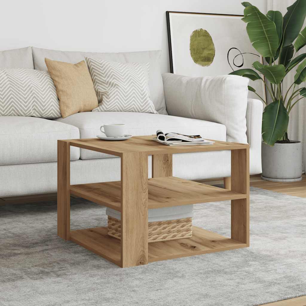 Salontafel 59,5X59,5X40 Cm Bewerkt Hout Ig