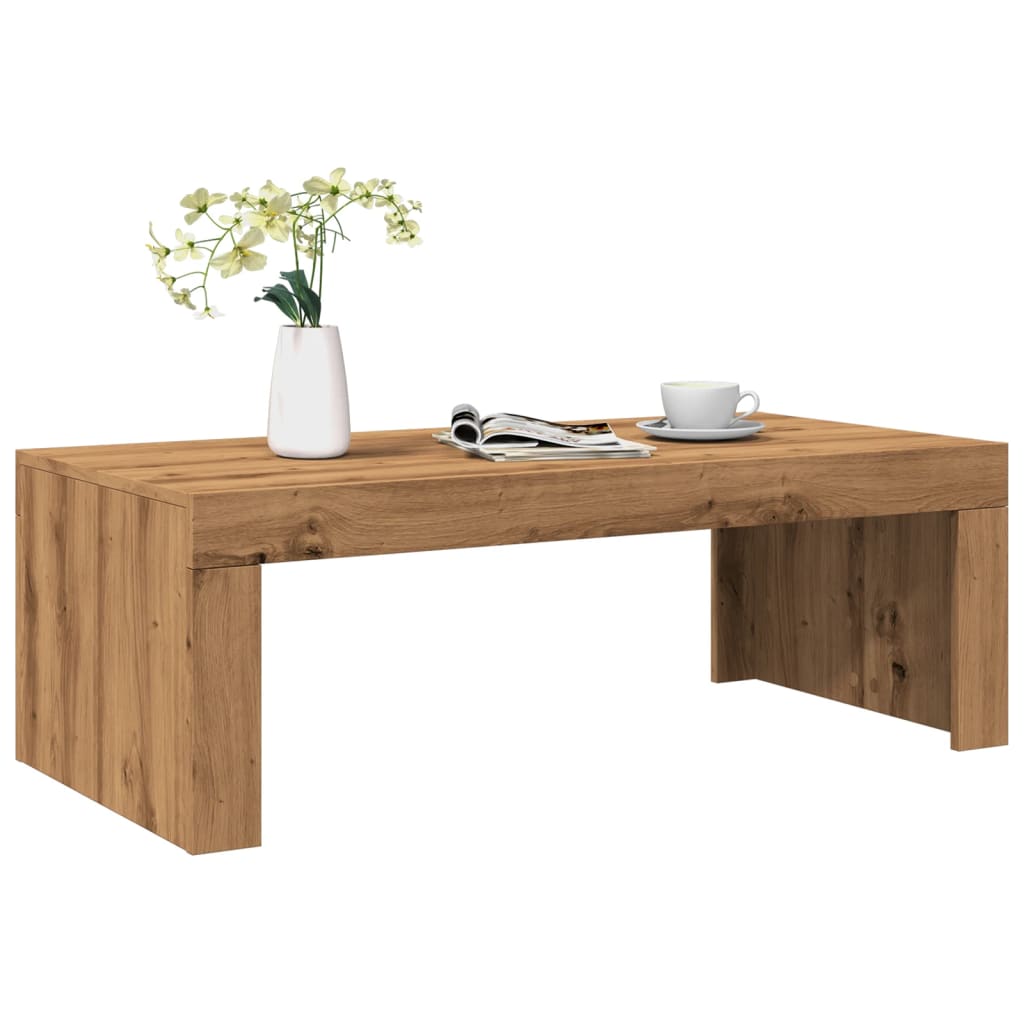 Salontafel 102X50X36 Cm Bewerkt Hout