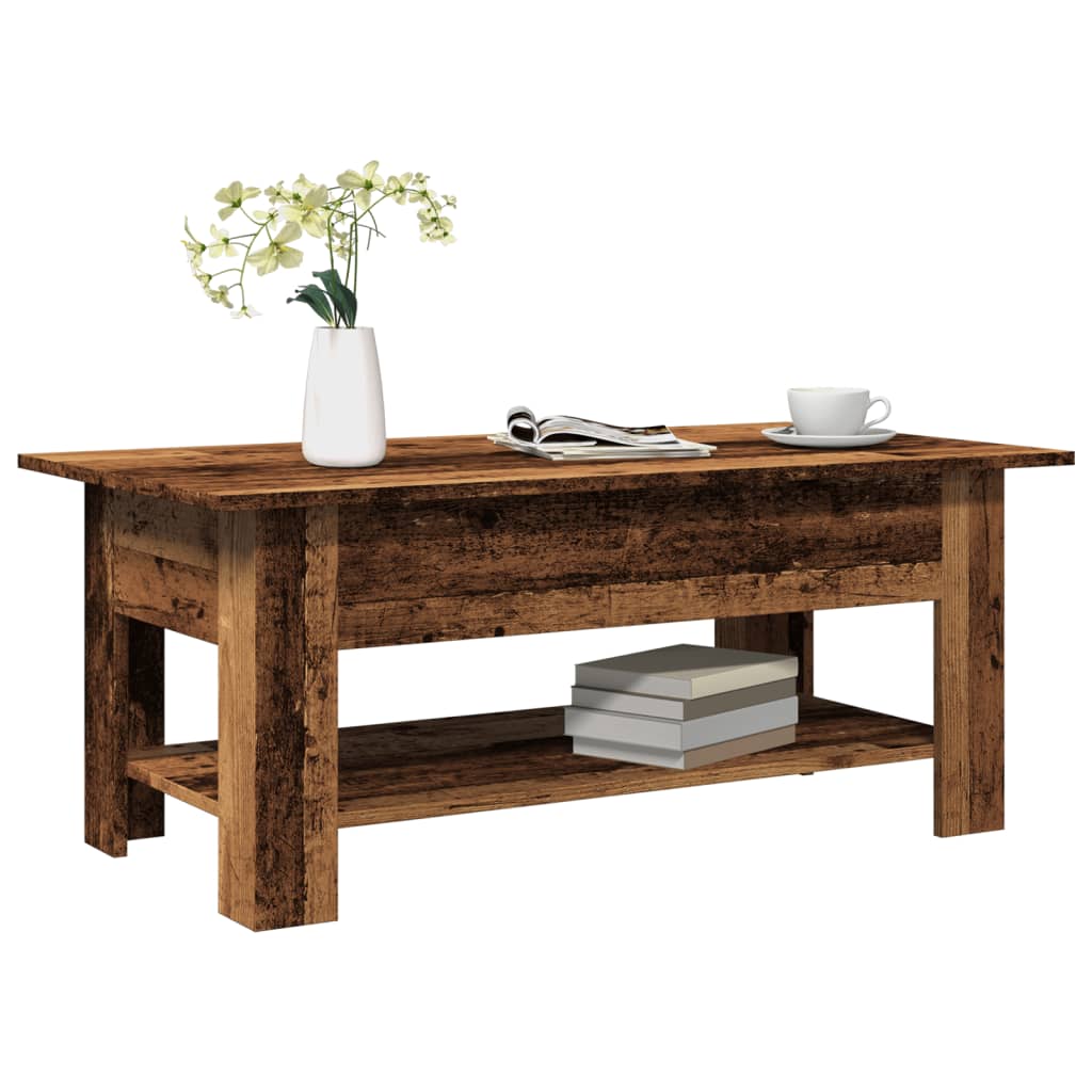 Salontafel Bewerkt Hout