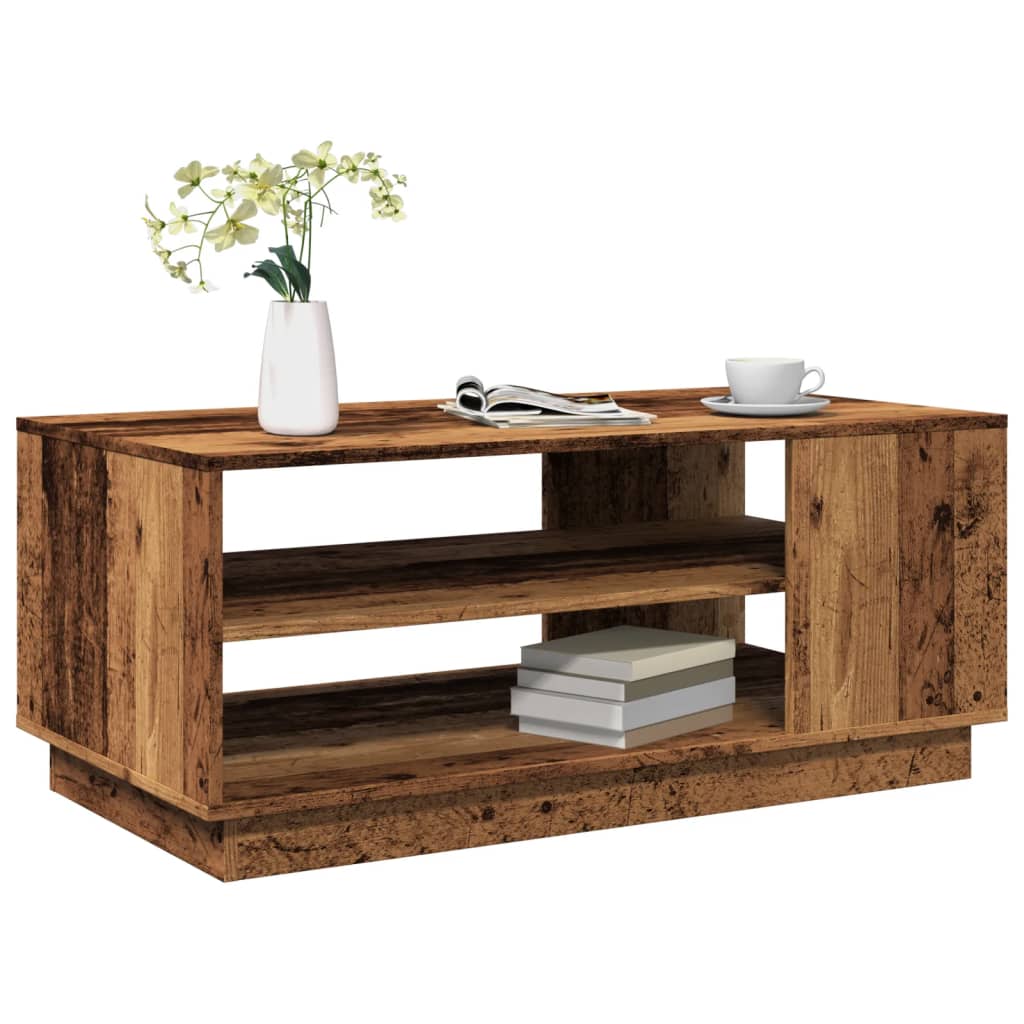 Salontafel Bewerkt Hout Kleurig