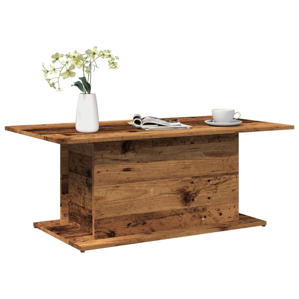Salontafel 102X55,5X40 Cm Bewerkt Hout R