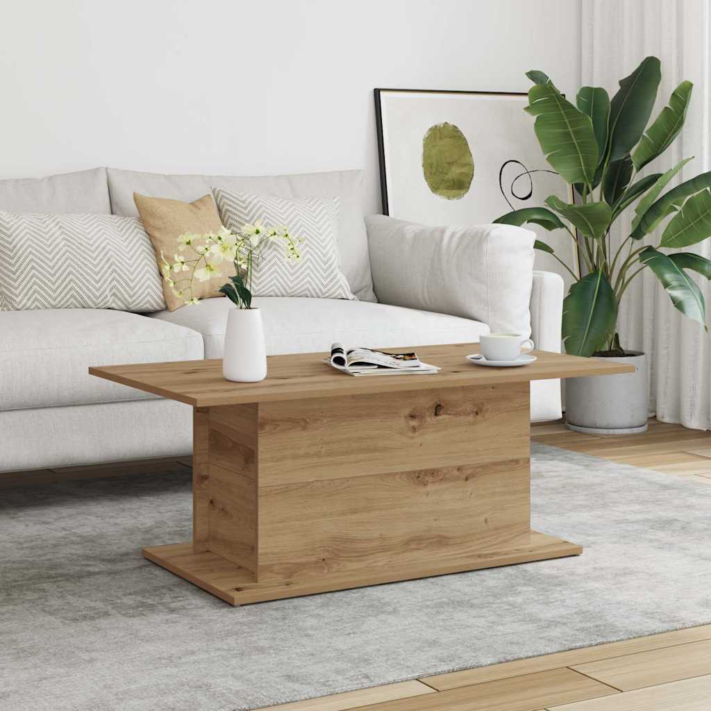 Salontafel 102X55,5X40 Cm Bewerkt Hout R