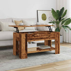 Salontafel Bewerkt Hout Kleurig