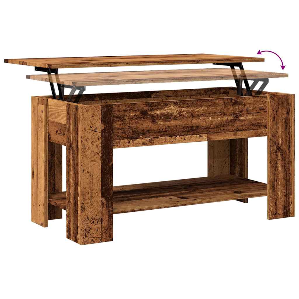 Salontafel Bewerkt Hout Kleurig