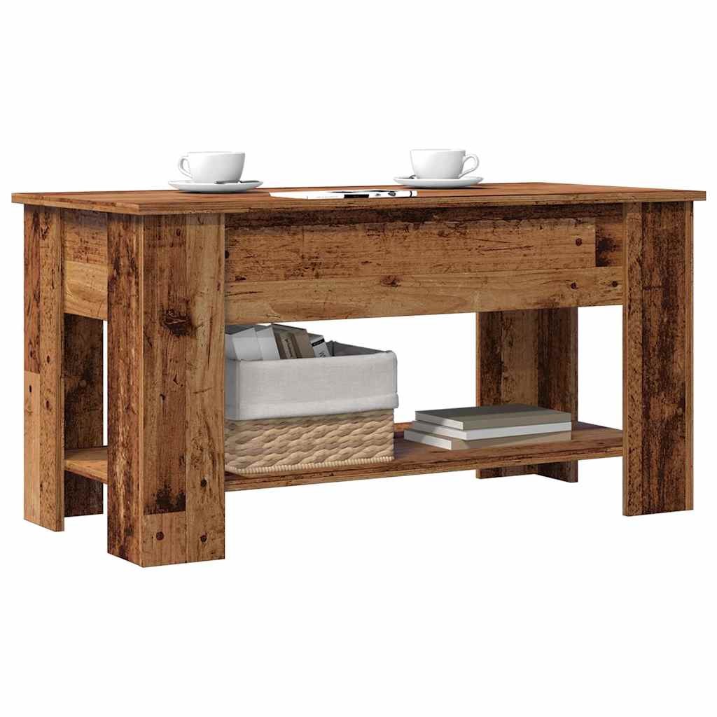 Salontafel Bewerkt Hout Kleurig