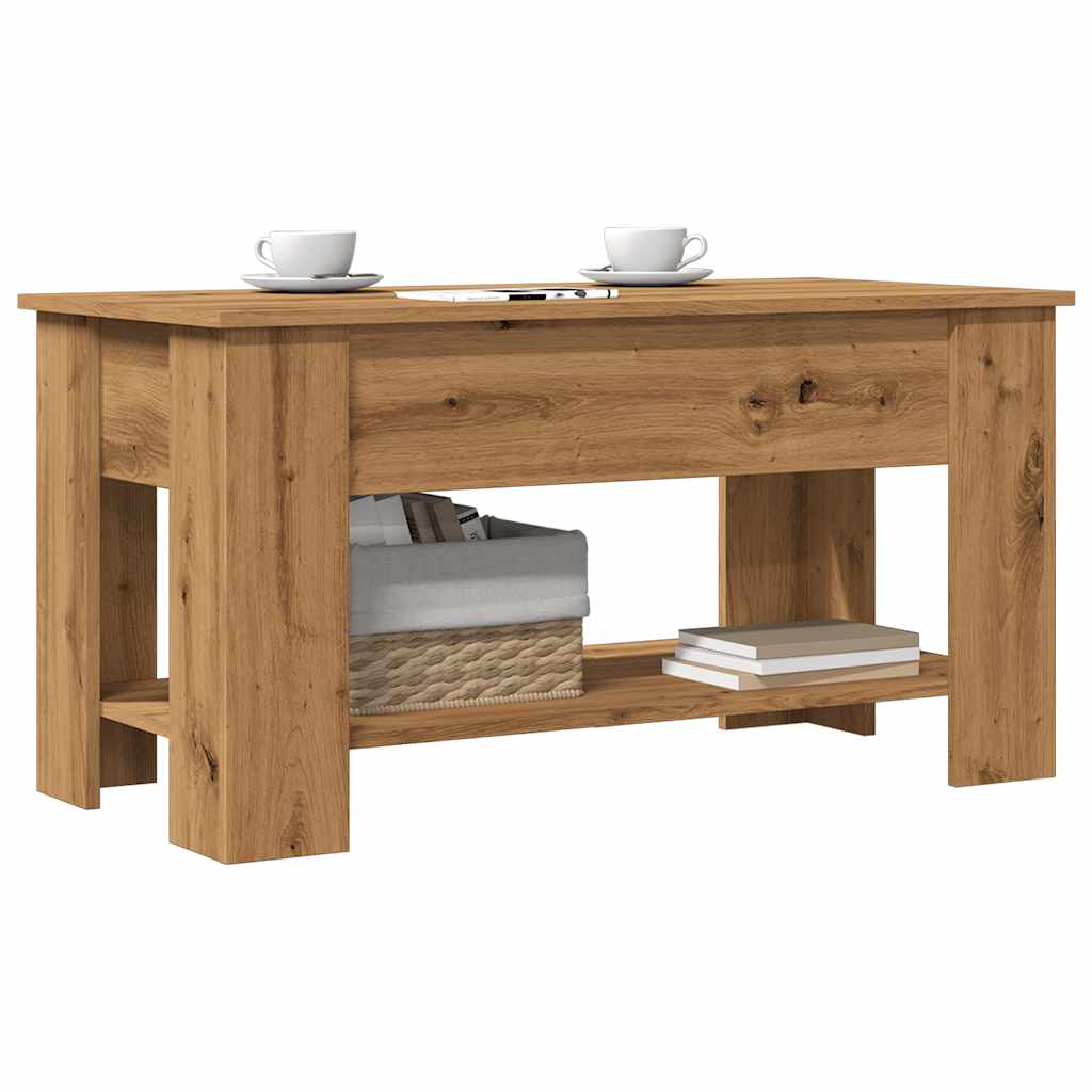 Salontafel Bewerkt Hout Kleurig
