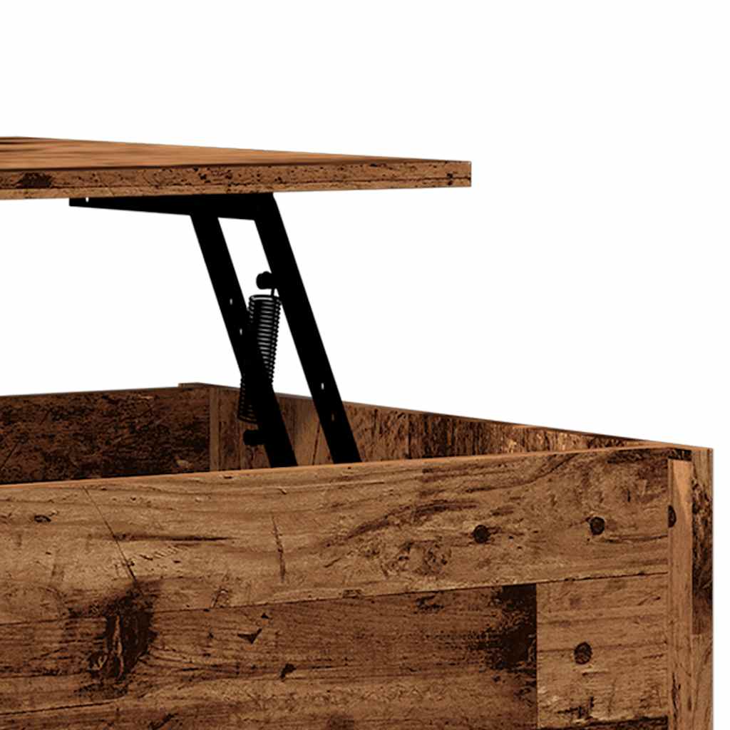 Salontafel 80X50,5X41,5 Cm Bewerkt Hout Kleurig
