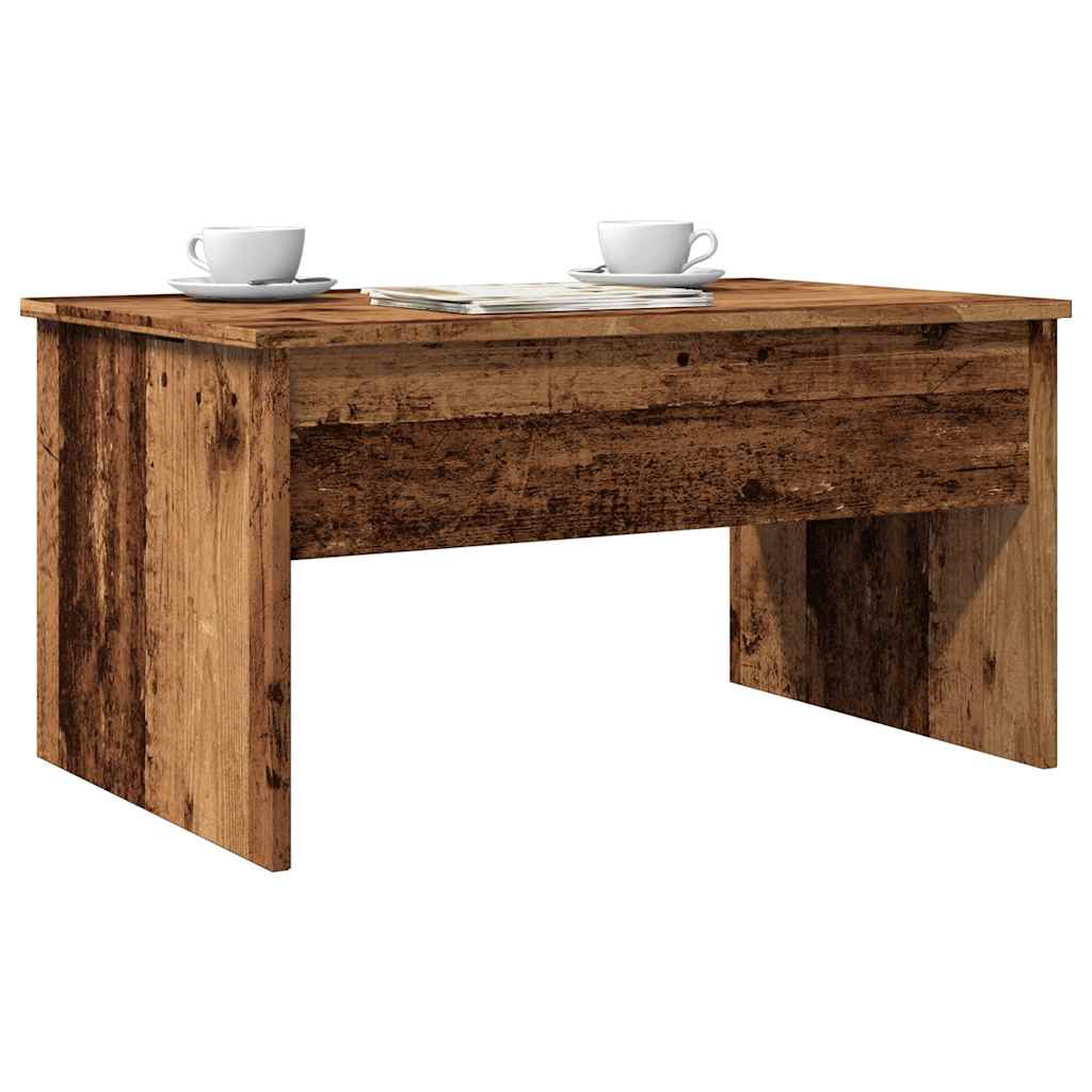 Salontafel 80X50,5X41,5 Cm Bewerkt Hout Kleurig