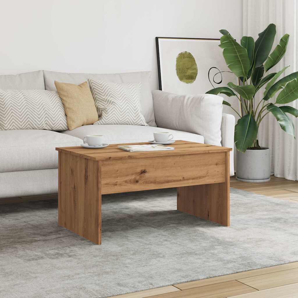 Salontafel 80X50,5X41,5 Cm Bewerkt Hout