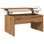 Salontafel 80X50,5X41,5 Cm Bewerkt Hout