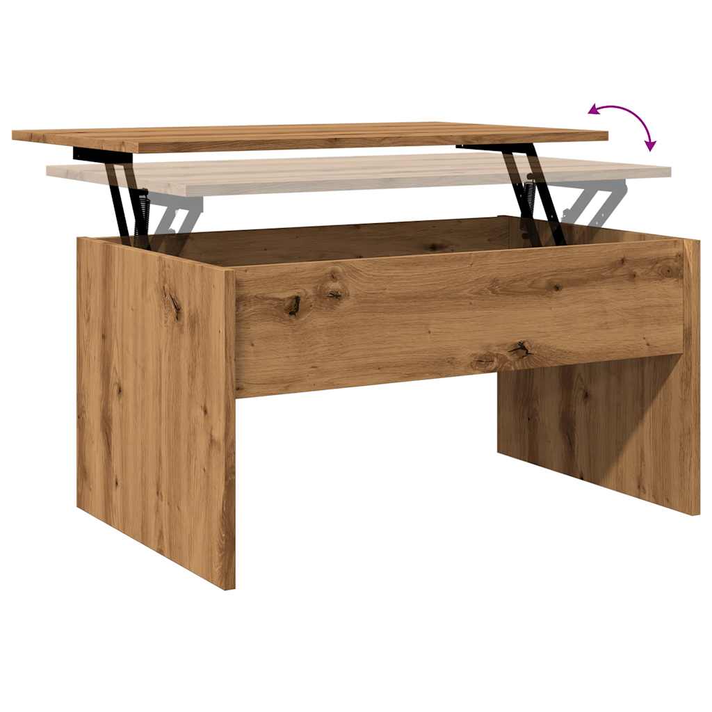 Salontafel 80X50,5X41,5 Cm Bewerkt Hout