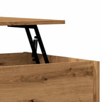 Salontafel 80X50,5X41,5 Cm Bewerkt Hout