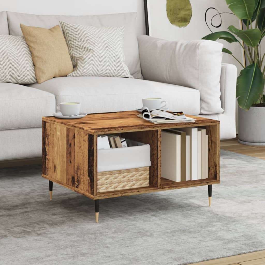 Salontafel 60X50X36,5 Cm Bewerkt Hout