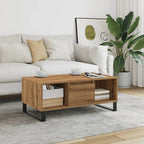 Salontafel 90X50X36,5 Cm Bewerkt Hout