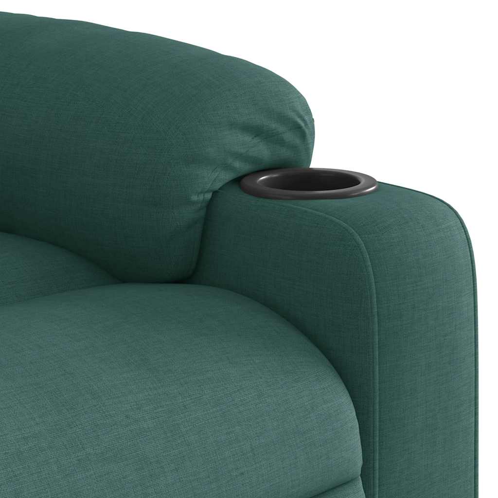 Fauteuil Verstelbaar Stof Donkergroen