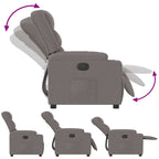 Fauteuil Verstelbaar Stof Taupe
