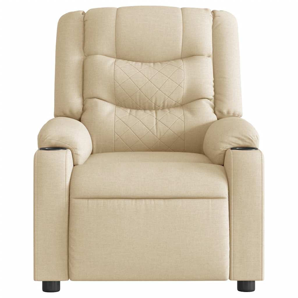 Fauteuil Verstelbaar Stof Kleurig Crème