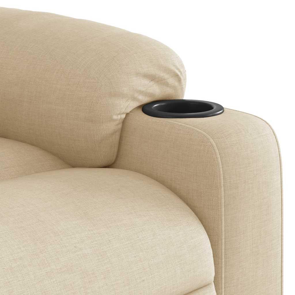 Fauteuil Verstelbaar Stof Kleurig Crème