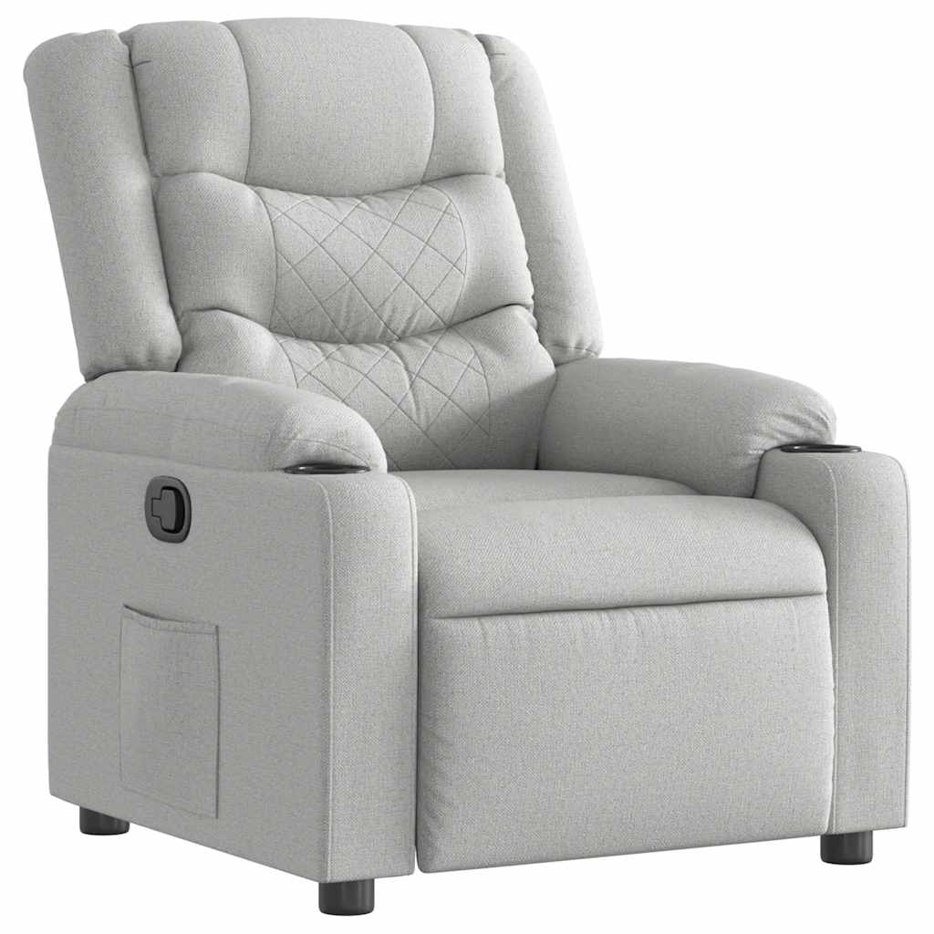 Fauteuil Verstelbaar Stof Wolk Grijs Wolkengrijs