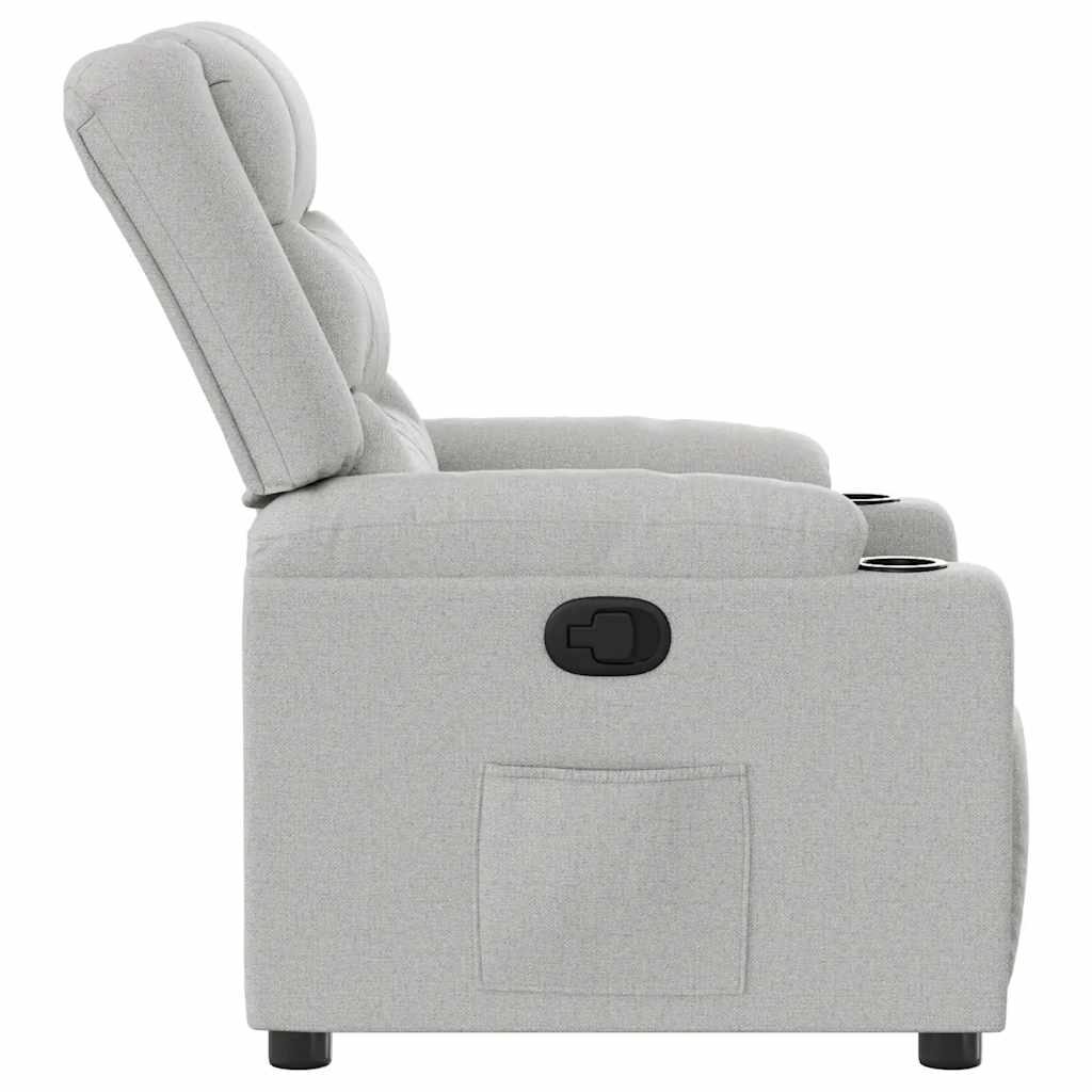 Fauteuil Verstelbaar Stof Wolk Grijs Wolkengrijs