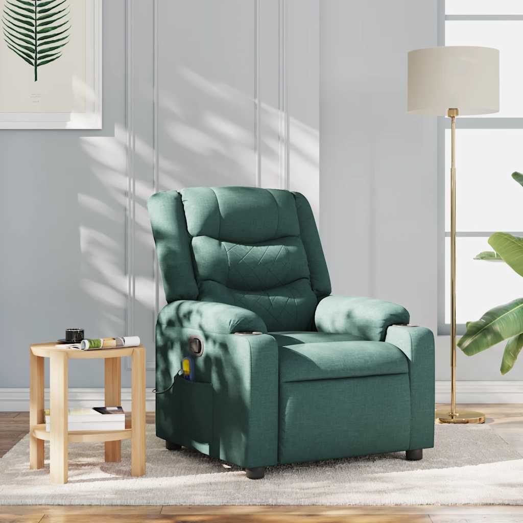 Fauteuil Verstelbaar Stof Donkergroen