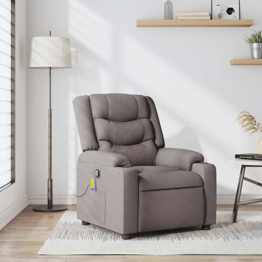 Fauteuil Verstelbaar Stof Taupe