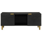 Salontafel 100X54X40 Cm Bewerkt Hout Zwart