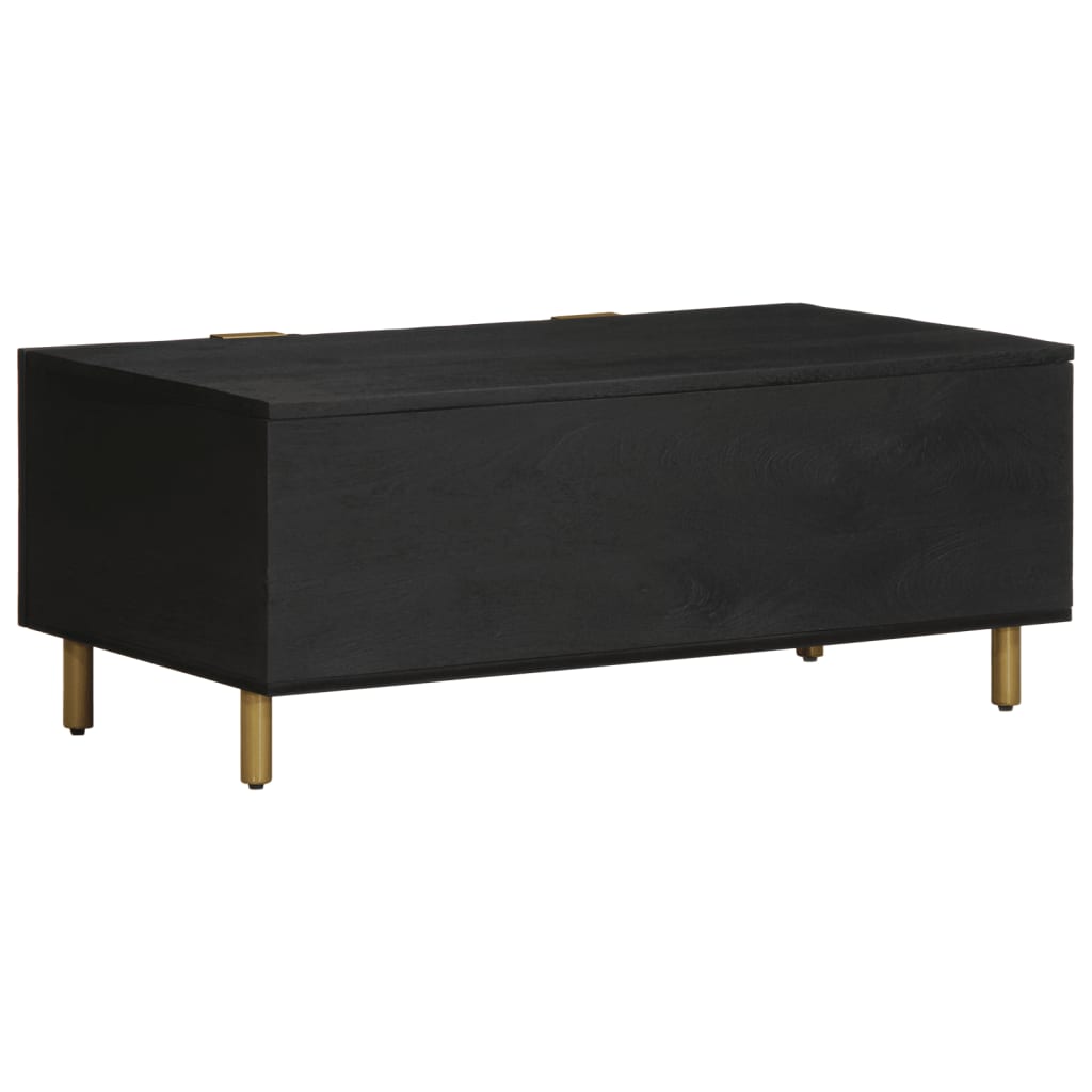 Salontafel 100X54X40 Cm Bewerkt Hout Zwart