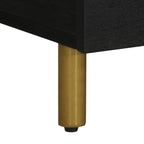 Salontafel 100X54X40 Cm Bewerkt Hout Zwart