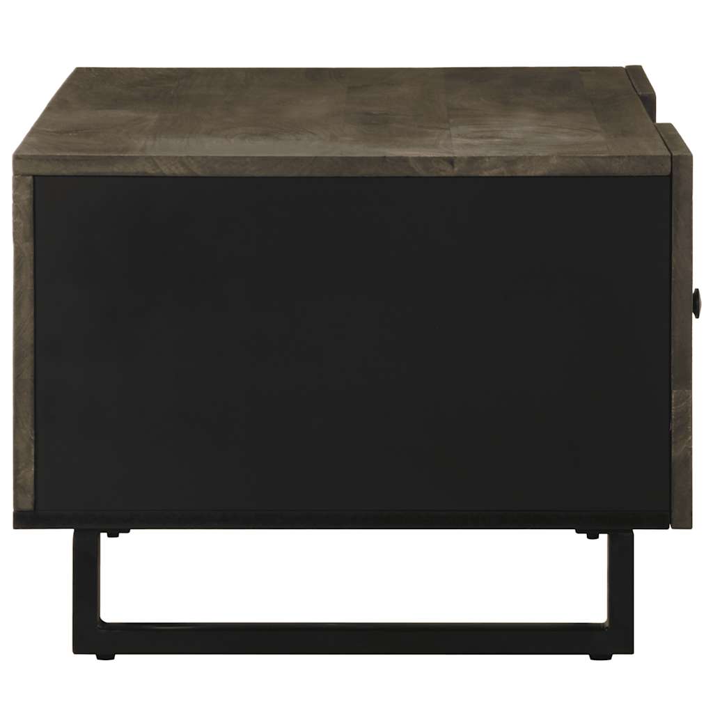 Salontafel 100X54X40 Cm Massief Mangohout Zwart