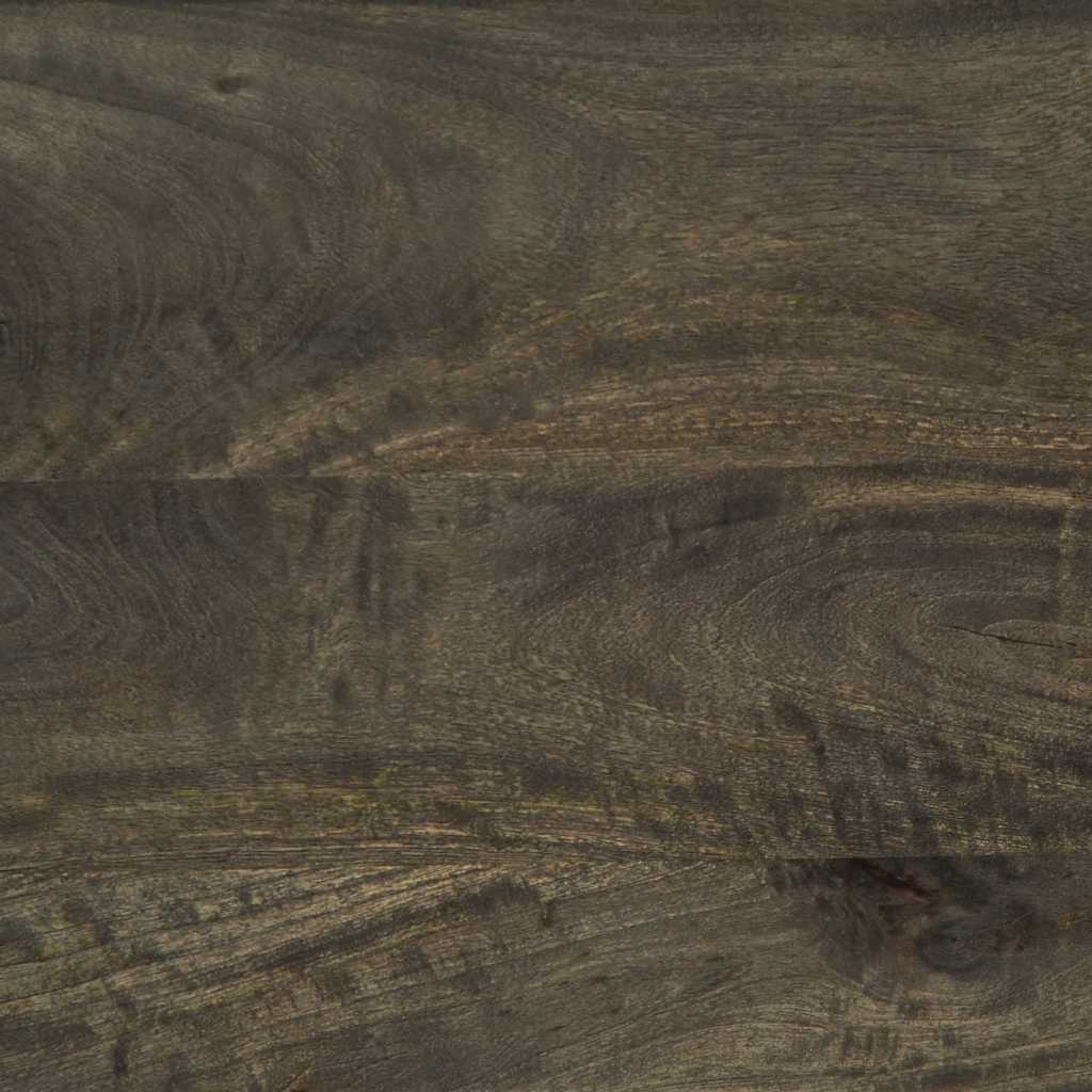 Salontafel 100X54X40 Cm Massief Mangohout Zwart
