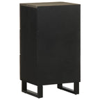 Dressoir 40X33X75 Cm Massief Mangohout Zwart