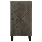 Dressoir 40X33X75 Cm Massief Mangohout Zwart