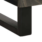 Dressoir 40X33X75 Cm Massief Mangohout Zwart