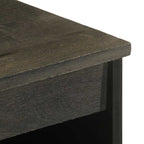 Dressoir 60X33X75 Cm Massief Mangohout Zwart