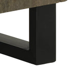 Dressoir 60X33X75 Cm Massief Mangohout Zwart