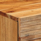 Nachtkastje Met Lade Bruin 50 X 33 X 60 Cm Massief Acaciahout