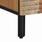Nachtkastje Met Lade Bruin 50 X 33 X 60 Cm Massief Acaciahout