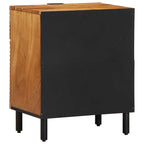 Nachtkastje Met Lade Bruin 50 X 33 X 60 Cm Massief Acaciahout