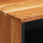 Nachtkastje Met Lade Bruin 50 X 33 X 62 Cm Massief Acaciahout
