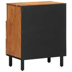 Nachtkastje Met Lade Bruin 50 X 33 X 62 Cm Massief Acaciahout