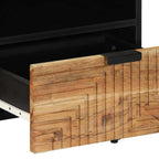 Salontafel With Drawer Bruin 80 X 54 X 40 Cm Massief Acaciahout