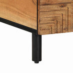 Salontafel With Drawer Bruin 80 X 54 X 40 Cm Massief Acaciahout