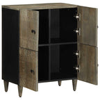 Dressoir 60X33X75 Cm Massief Mangohout