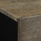 Dressoir 60X33X75 Cm Massief Mangohout