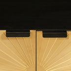 Salontafel Zwart En Goud 80 X 50 X 40 Cm