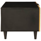 Salontafel Zwart En Goud 80 X 50 X 40 Cm
